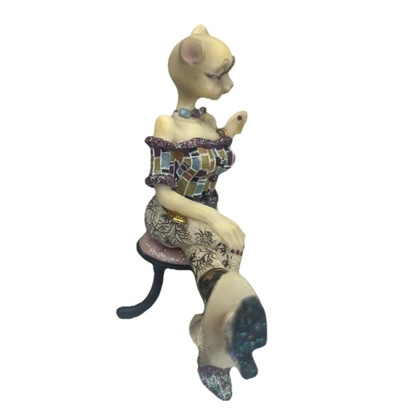 Alley Cats Margaret Le Van Lushus Martini Ornament Retired Collectible 3” Rare - Picture 5 of 11